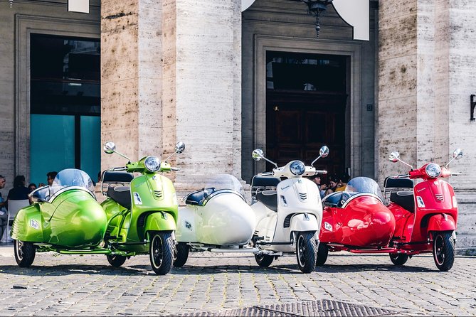Rome Morning Vespa Sidecar Tour in Rome with Cappuccino - Piazza della Repubblica and the Quirinal Hill