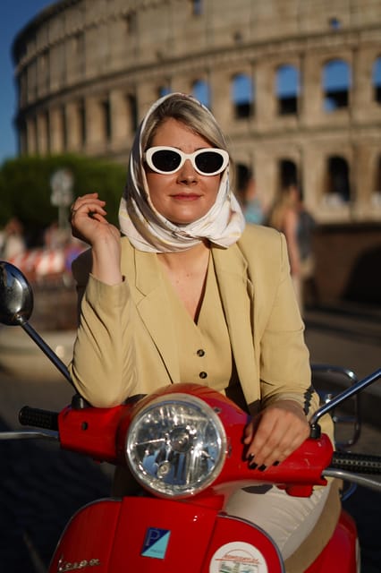 Rome: Photography services by Vespa with Aperol Spritz - The Orange Garden gives you room to pause
