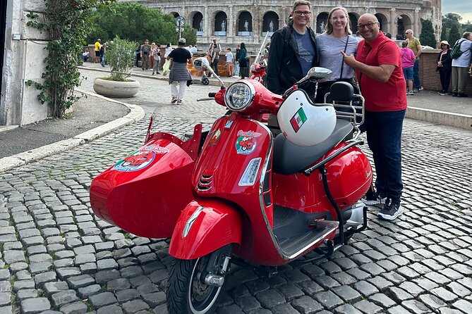 Rome Private Tour in a Vintage Vespa Sidecar Style for 90 Minutes - Trevi Fountain gets a proper photo stop
