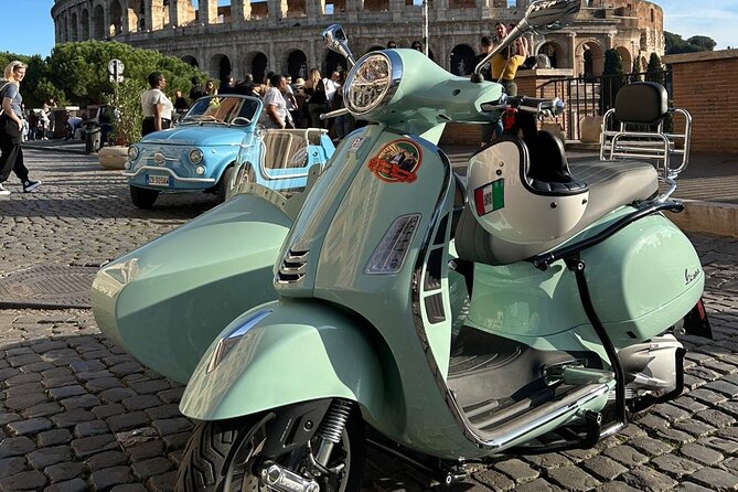 Rome Private Tour in a Vintage Vespa Sidecar Style for 90 Minutes - The Pantheon from the street