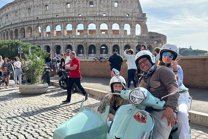 Rome Private Tour in a Vintage Vespa Sidecar Style for 90 Minutes - Circus Maximus and the Palatine view