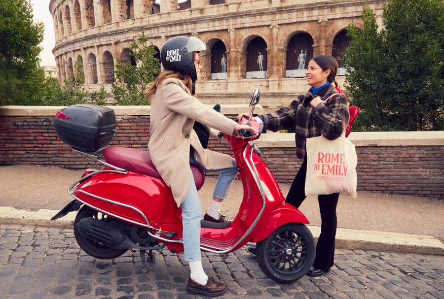 Rome: The Official Emily in Paris Vespa Tour with Pastry - Spanish Steps: a quick romantic opening