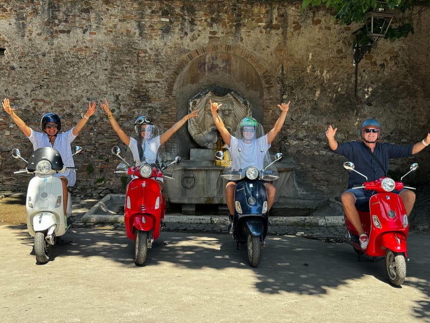Rome: Vespa City Tour with Professional Photoshoot - A possible gelato or tiramisu stop