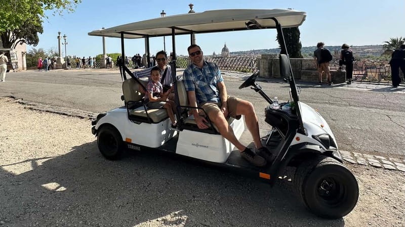 Rome Vespa Experience with Professional Photoshoot - Colosseum and Circus Maximus from the scooter