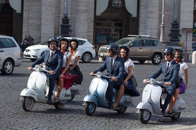 Rome Vespa Grand Tour - The Colosseum From Street Level
