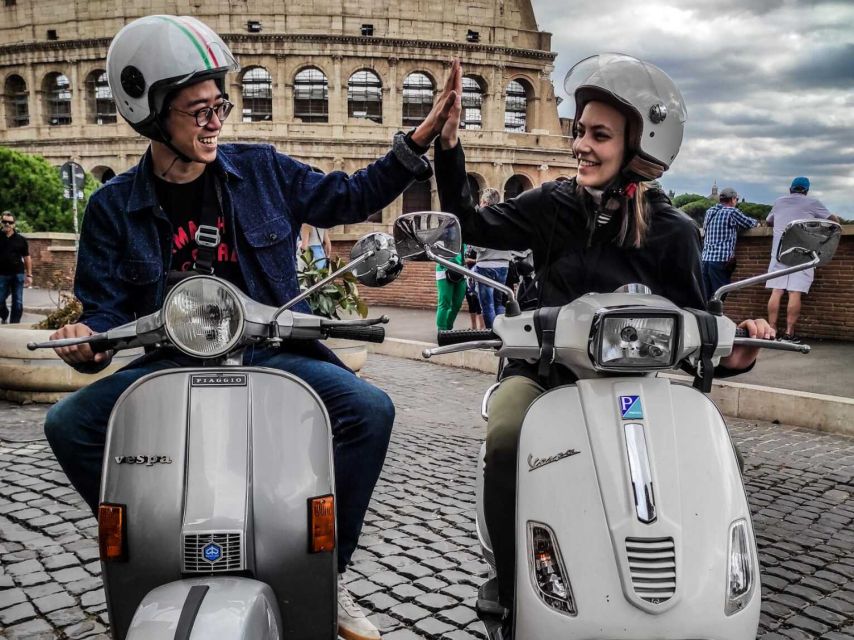 Rome Vespa Half-Day Tour with Private Driver - Comfort, clothing, and practical limits