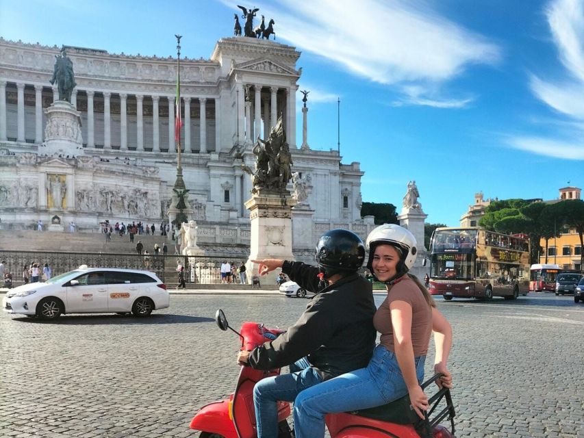 Rome Vespa Half-Day Tour with Private Driver - Who should book this Roman Vespa tour?
