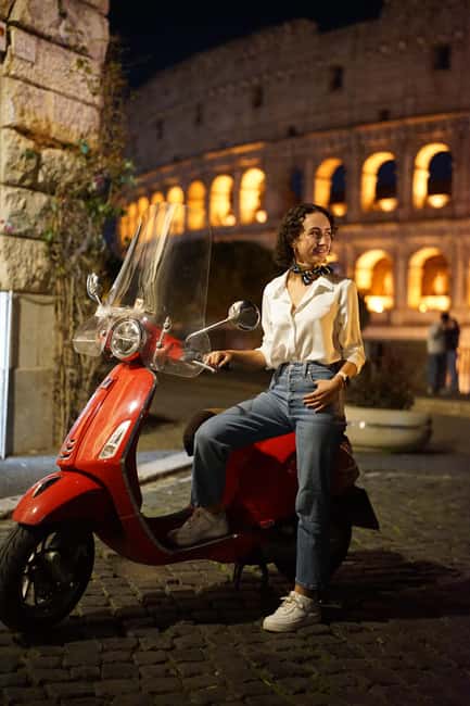 Rome: Vespa Night Experience with Aperol Spritz & Photos - Key points to know before booking