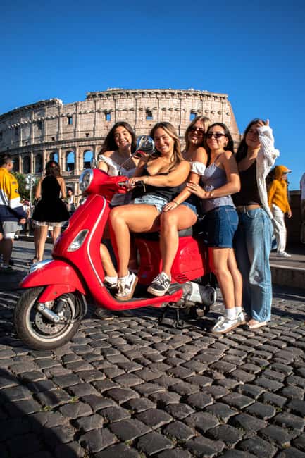 Rome Vespa: Photos, City Highlights, Sightseeing by Vespa - Colosseum views without a full arena tour