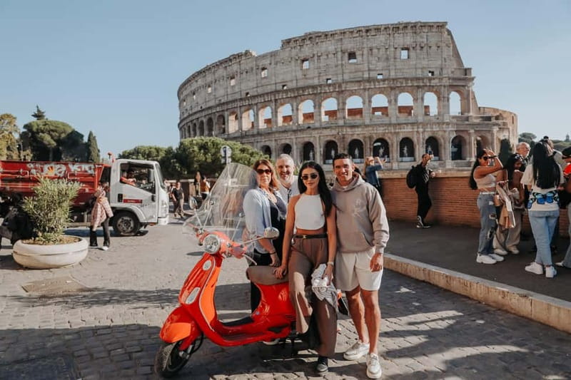 Rome: Vespa Ride in the Streets with Photography - Starting at Caffè Roma