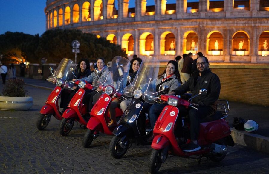 Rome: Vespa Scooter Night Tour with Pro Photographer service - What the ride feels like in real terms
