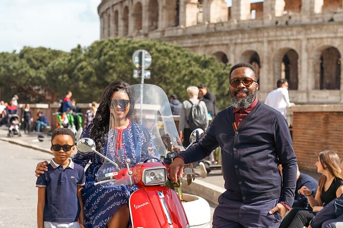Rome Vespa Scooter Tour with Professional Photographer - The Mouth of Truth and the old city center