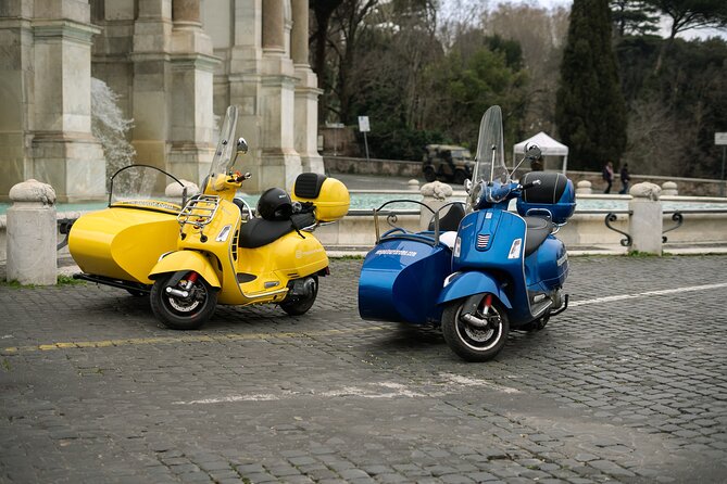 Rome Vespa Sidecar Food Tour with Local Tastings - Trastevere Pizza, Espresso, and a Roman Bar