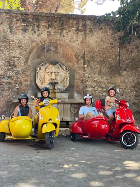 Rome Vespa Sidecar Tour: 90-Minute Panoramic Experience - Trastevere, Ponte Garibaldi, and the return route