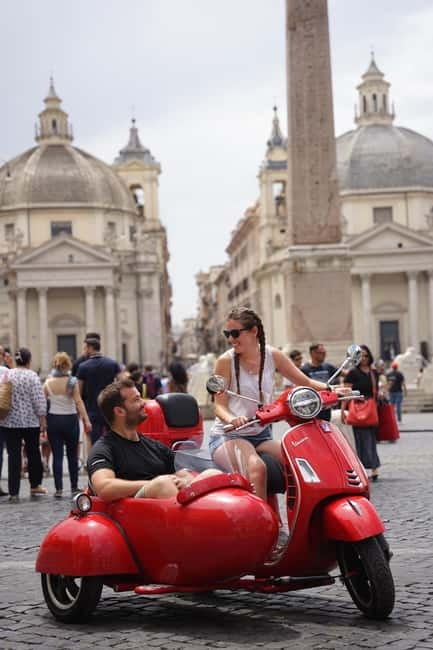 Rome Vespa Sidecar Tour: 90-Minute Panoramic Experience - First look at Rome’s major monuments