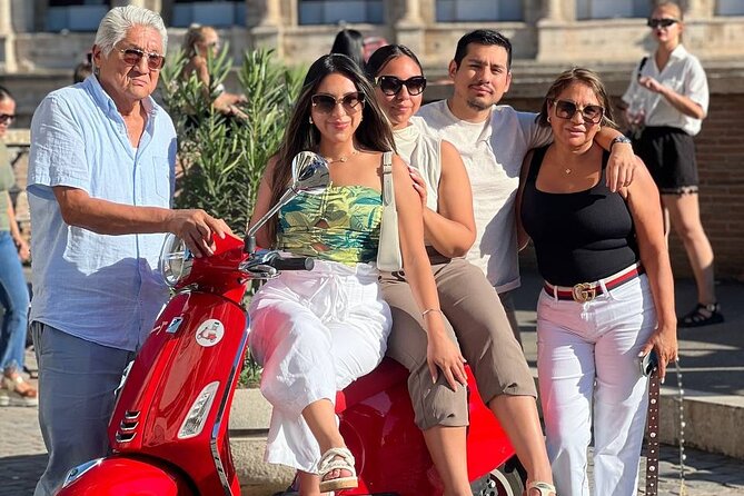 Rome Vespa Tour and Professional Photoshoot - Piazza Navona closes the route with a street view