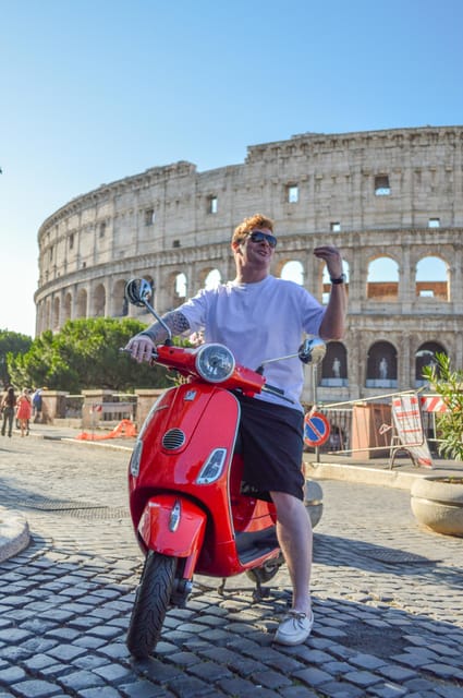 Rome: Vespa tour “When in Rome” with Dessert and Photography - Guides, safety, and the feel of the ride
