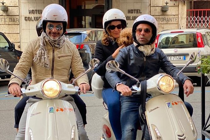 Rome Vespa Tour with Gelato Stop - The Gianicolo viewpoint and the noon cannon