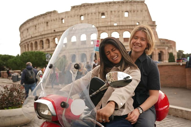 Rome: Vespa Tour with Hidden Gems and Driver - Castel Sant’Angelo is seen from afar