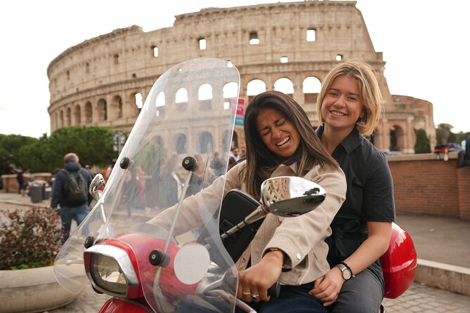 Rome: Vespa Tour with Photographer and Tiramisu treat - Acqua Paola Fountain and a missing detail to check