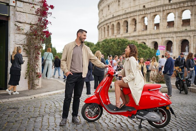 Rome: Vespa Tour with Professional Photoshoot - Giardino degli Aranci and the Aventine view