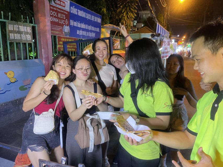 Saigon: Night Sightseeing And Street Food Tour By Vespa - Banh xeo in Chinatown