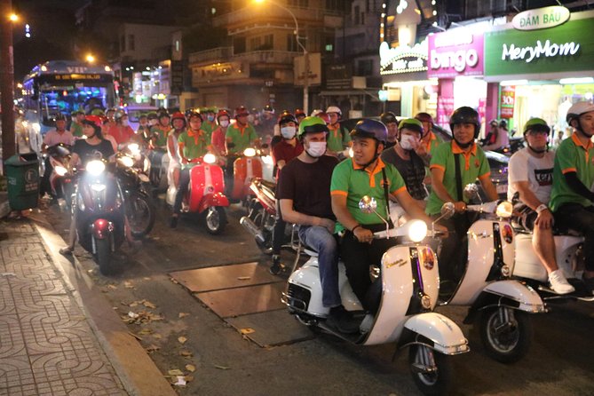 Saigon Vespa By Night Street Food Tour 4,5 Hours - Coffee, live music, and a different side of the city