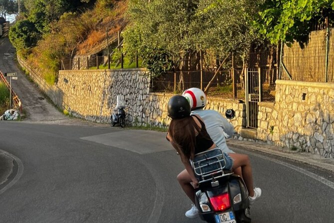Sunset Amalfi Coast Vespa Tour With A Local - Furore brings the coast close to the road