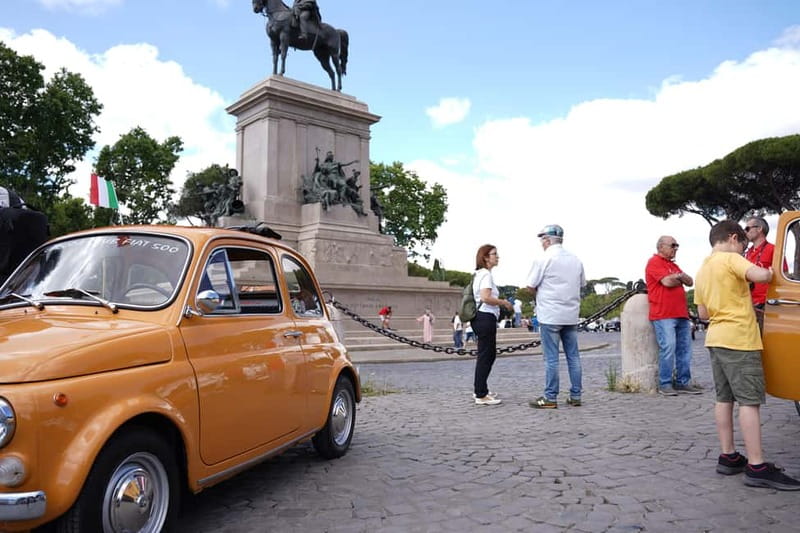 Taste, Explore, Capture-All inclusive Vespa Tour in Rome - Passing Castel Sant’Angelo