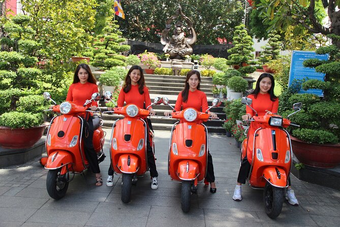 The Insider's Saigon With Female Ao Dai Riders Vespa 4,5 Hours - The Thu Thiem tunnel view and a final city look