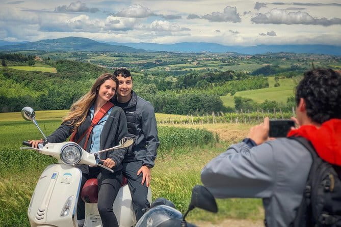 Tuscany Sunset Vespa Tour - Leaving Florence for the Tuscan hills
