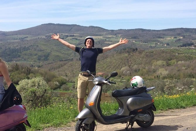 Tuscany Vespa Tour: Lunch & Wine Tasting, Countryside Roads - Leaving Florence for the Chianti hills