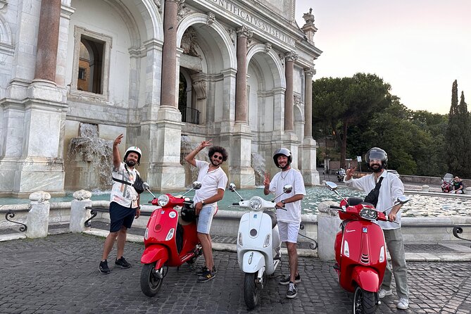 Vespa Photoshoot & Rome Tour - Gelato, tiramisu, and a quick Roman pause
