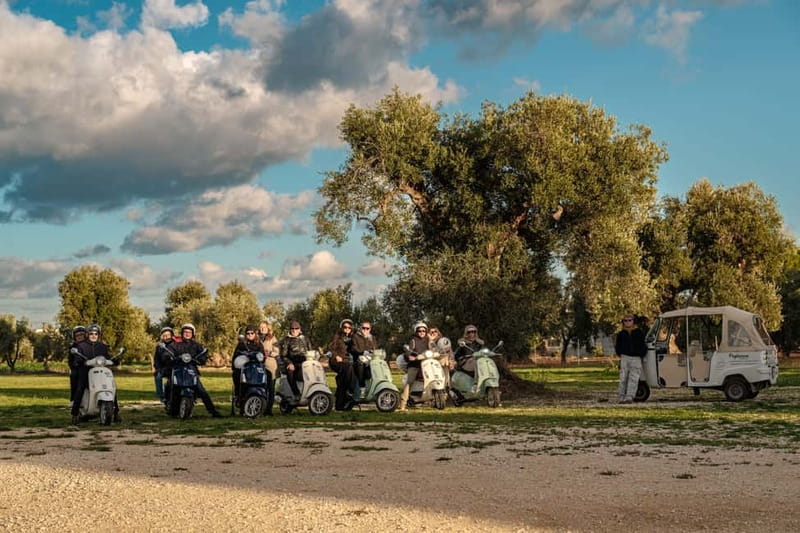 Vespa scenic tour: Trulli and Countryside with tastings in Itria Valley - Locorotondo’s white lanes and local flavors
