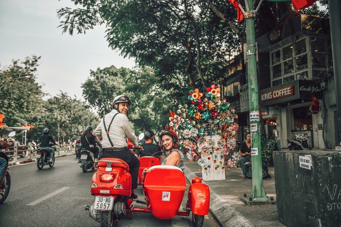 Vespa Sidecar Sightseeing Tour in Hanoi - Tran Quoc Pagoda beside West Lake