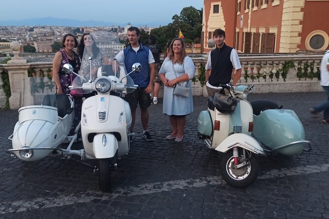 Vespa Sidecar Tour at Day/Night with Pickup - Circus Maximus and the Tiber River