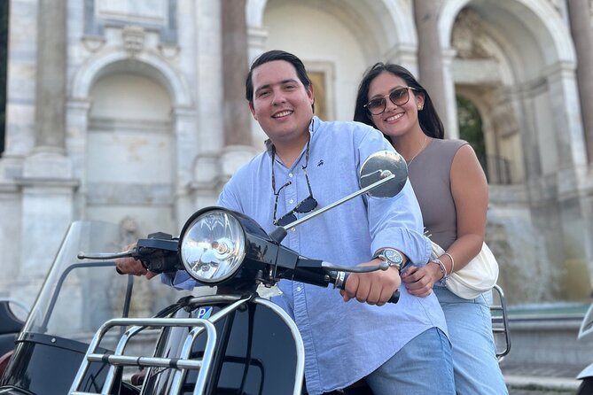 Vespa Sidecar Tour By Night with Pickup - Starting at Piazza Venezia beside the Vittoriano