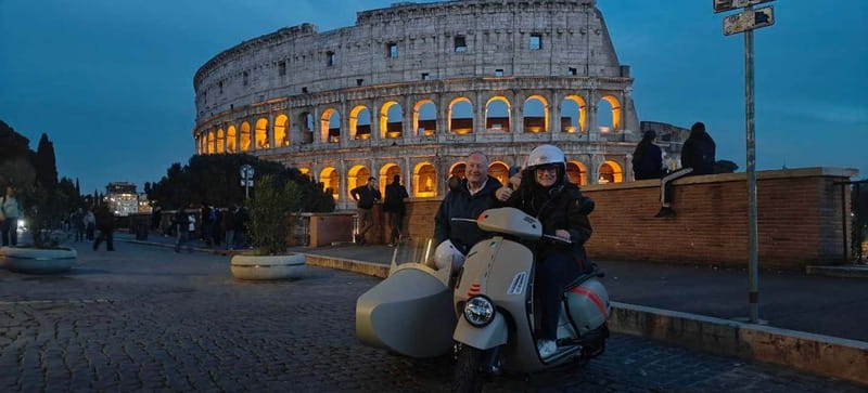 Vespa Sidecar Tour: Express Highlights of Rome - Key points at a glance