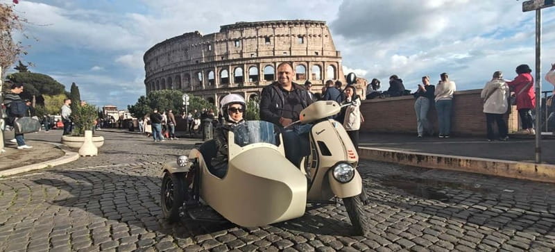 Vespa Sidecar Tour: Express Highlights of Rome - St. Peter’s Square and the Vatican area