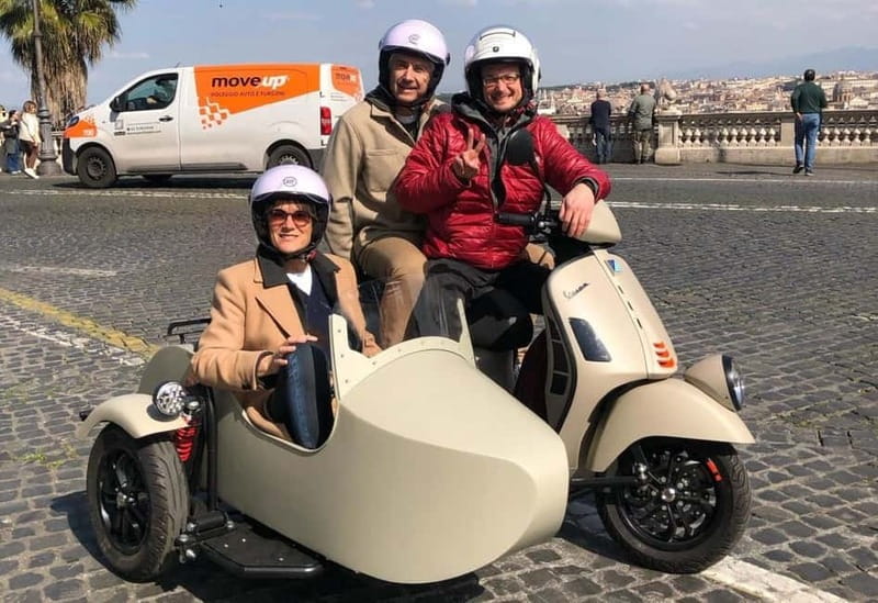 Vespa Sidecar Tour : Express Highlights of Rome - Piazza del Popolo gives you a grand starting point