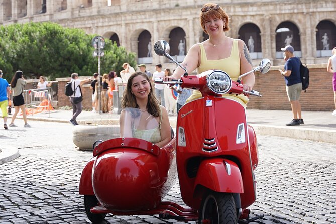 Vespa Sidecar Tour in Rome - Pincian Terrace and the best broad view
