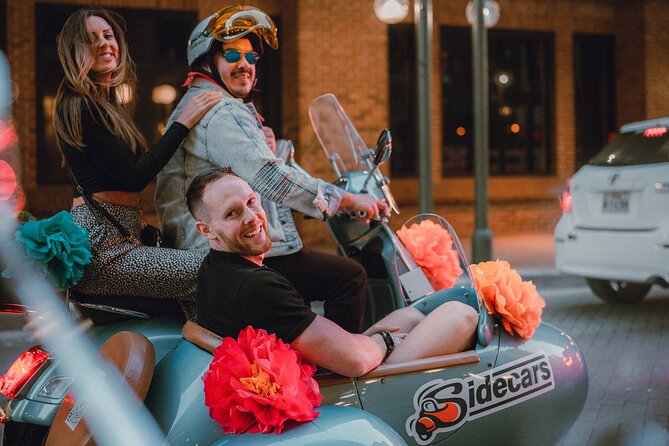 VESPA SiDECAR Tour in San Antonio with Tacos - Murals, galleries, and San Antonio’s creative side
