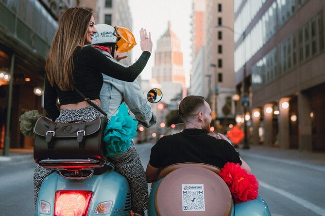 VESPA SiDECAR Tour in San Antonio with Tacos - Tacos, refreshments, and what to expect from the food stop