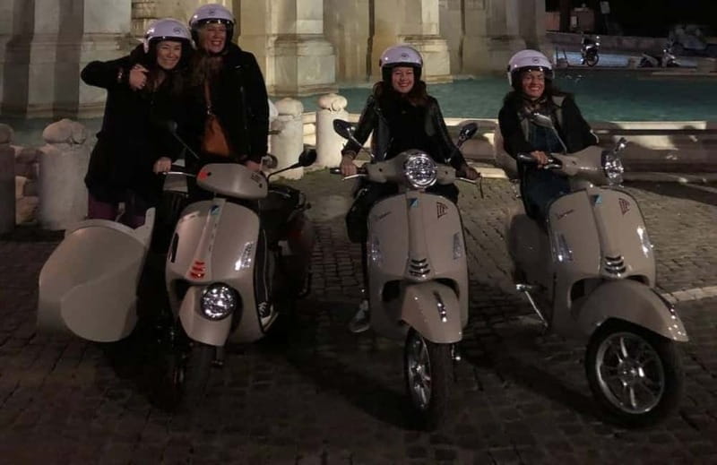 Vespa Sidecar Tour : Rome by Night - Why Rome works so well after sunset