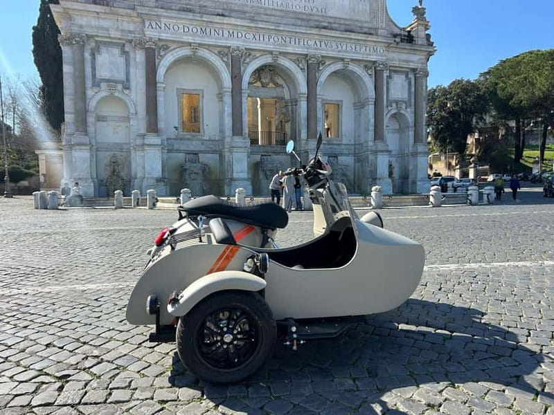 Vespa Sidecar Tour : Rome by Night - Starting at Piazza del Popolo