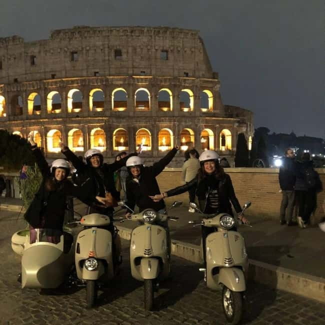 Vespa Sidecar Tour : Rome by Night - St. Peter’s Square and the Vatican area