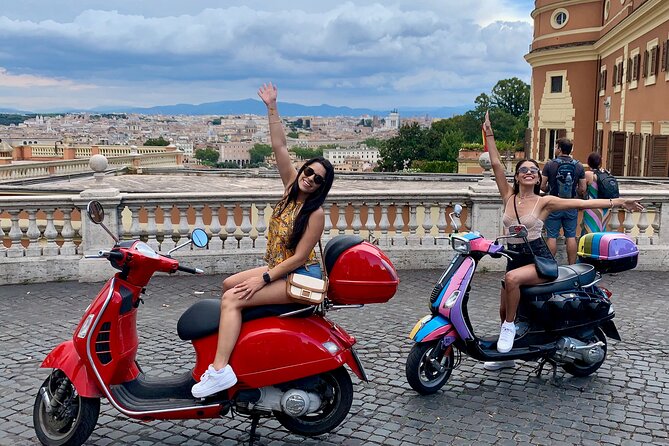 Vespa Tour in Rome Driven by Us with Optional Pick Up - Caracalla shows the scale of ancient Rome