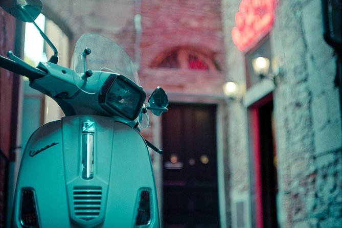 Vespa Tour - The Essence of Rome - Starting at Largo Argentina and heading toward Ancient Rome