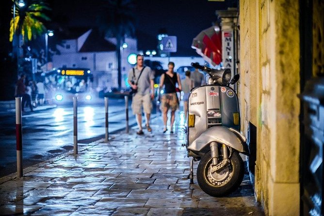 Vespa Tour with driver Rome By Night 3 hours - The Baths of Caracalla set the Roman tone